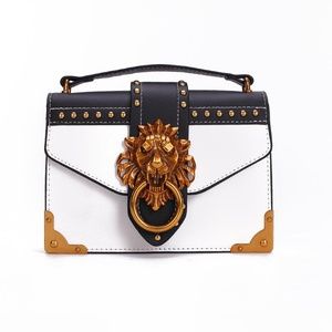 White Lionhead Handbag